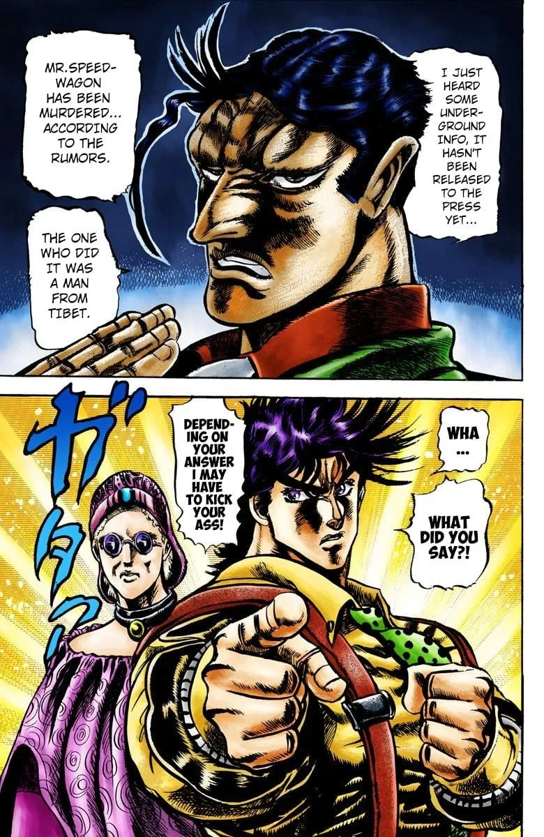 Read JoJo's Bizarre Adventure Part 2 Battle Tendency Official Colored Manga Online