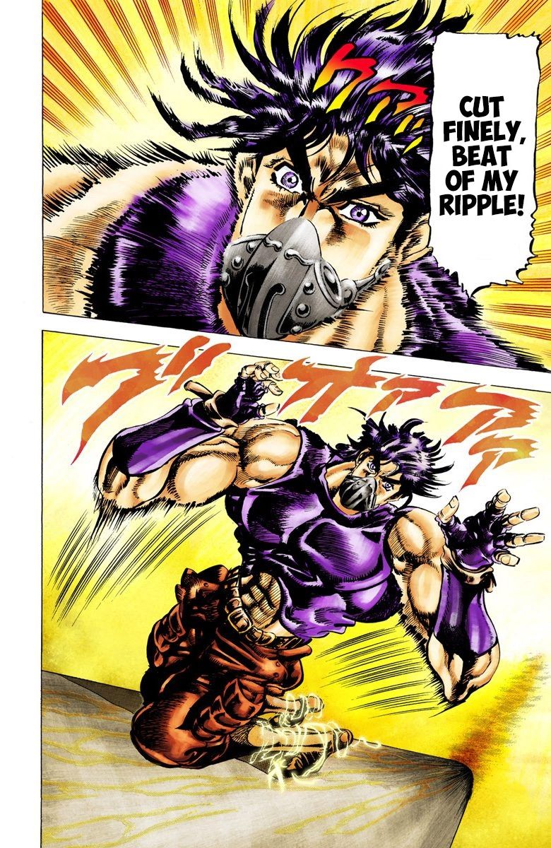 Read JoJo's Bizarre Adventure Part 2 Battle Tendency Official Colored Manga Online