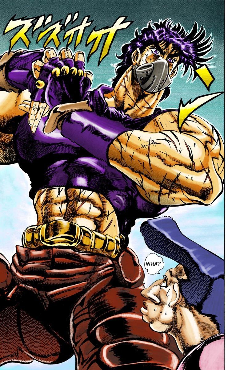 Read JoJo's Bizarre Adventure Part 2 Battle Tendency Official Colored Manga Online