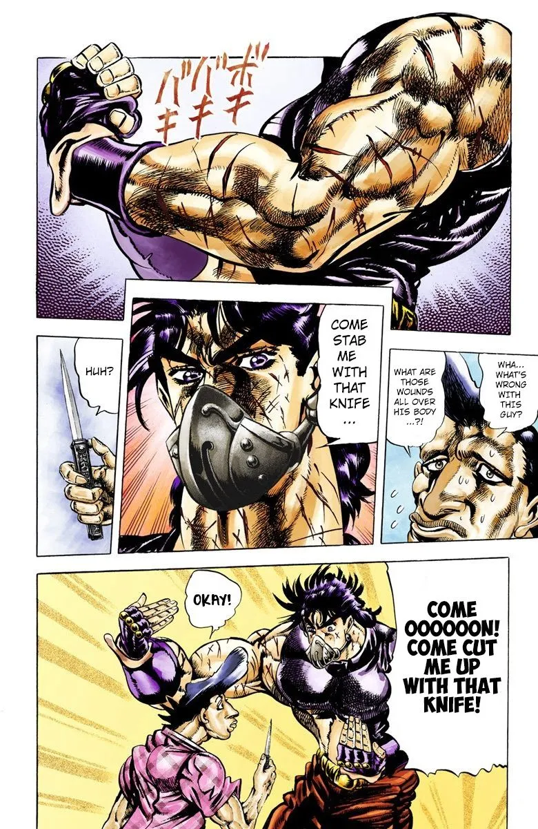 Read JoJo's Bizarre Adventure Part 2 Battle Tendency Official Colored Manga Online