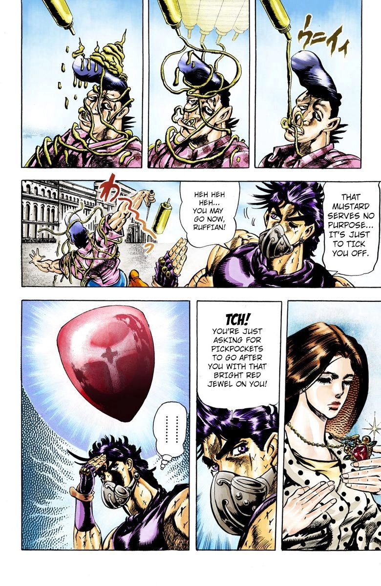 Read JoJo's Bizarre Adventure Part 2 Battle Tendency Official Colored Manga Online
