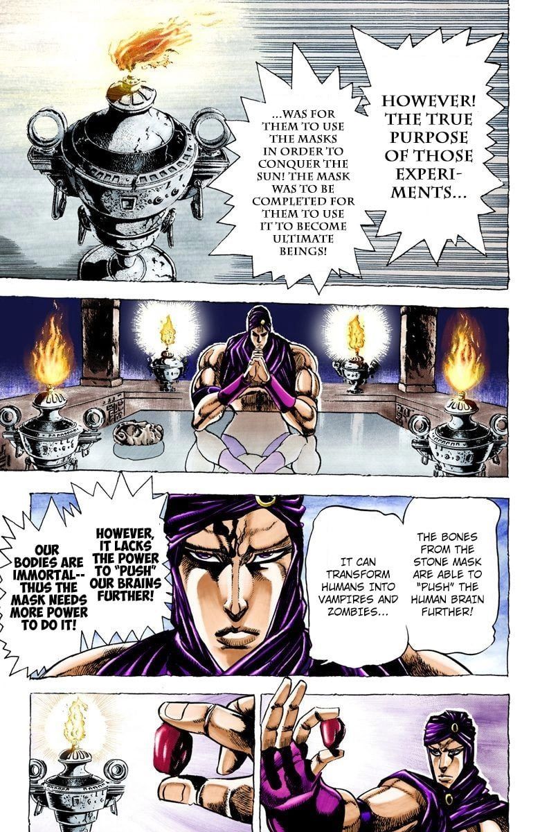 Read JoJo's Bizarre Adventure Part 2 Battle Tendency Official Colored Manga Online