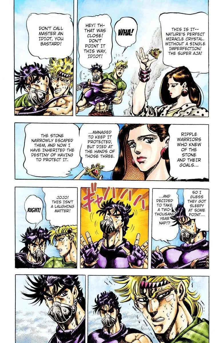 Read JoJo's Bizarre Adventure Part 2 Battle Tendency Official Colored Manga Online
