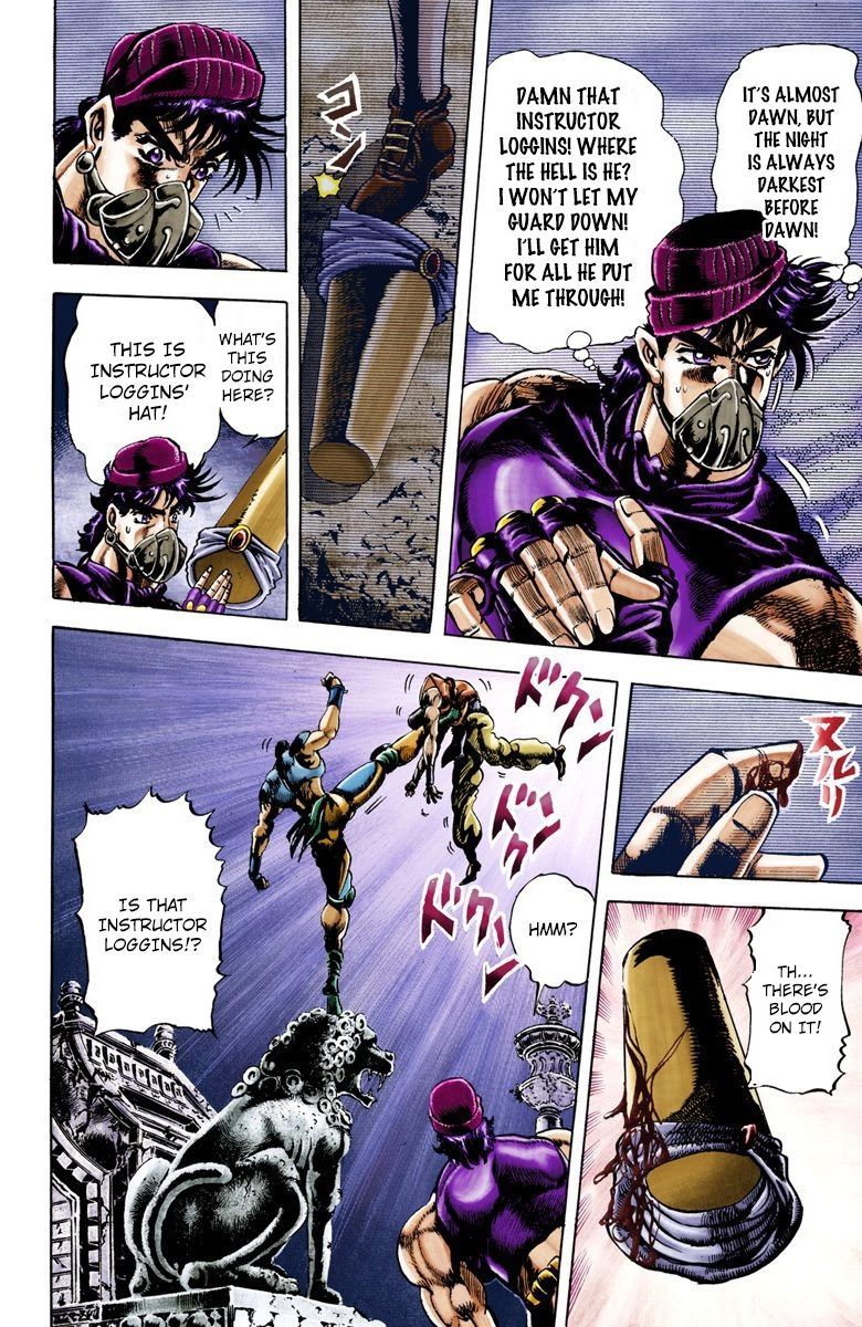Read JoJo's Bizarre Adventure Part 2 Battle Tendency Official Colored Manga Online
