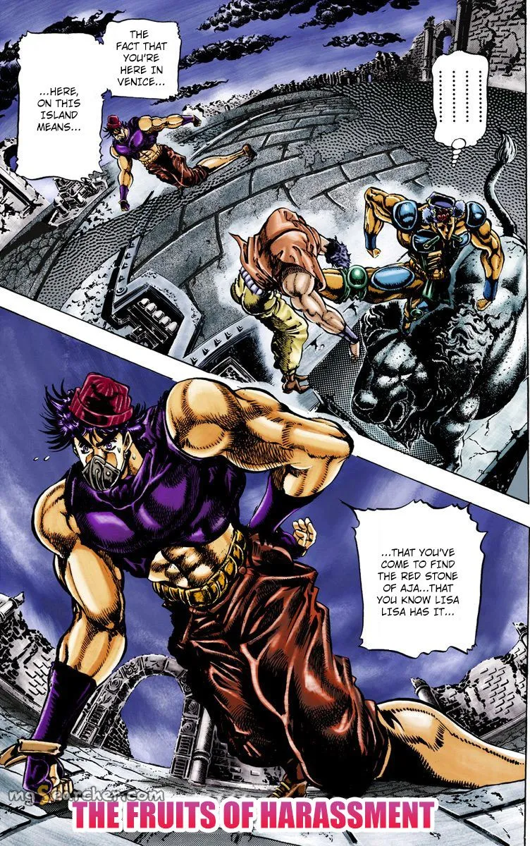 Read JoJo's Bizarre Adventure Part 2 Battle Tendency Official Colored Manga Online