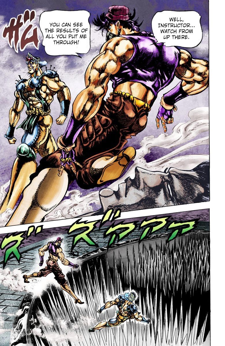 Read JoJo's Bizarre Adventure Part 2 Battle Tendency Official Colored Manga Online