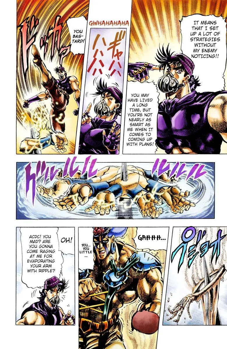 Read JoJo's Bizarre Adventure Part 2 Battle Tendency Official Colored Manga Online