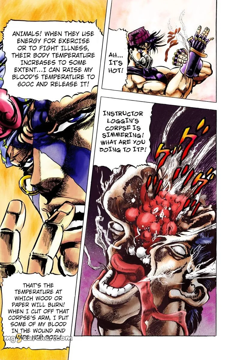 Read JoJo's Bizarre Adventure Part 2 Battle Tendency Official Colored Manga Online