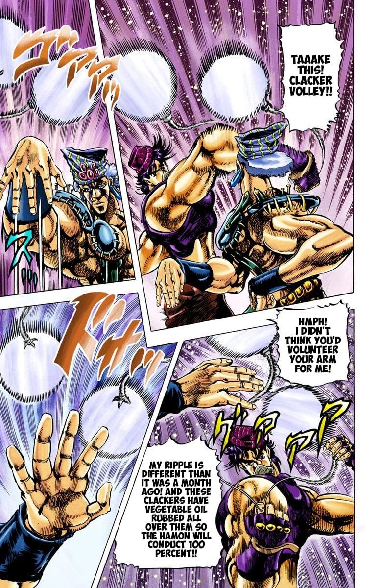 Read JoJo's Bizarre Adventure Part 2 Battle Tendency Official Colored Manga Online