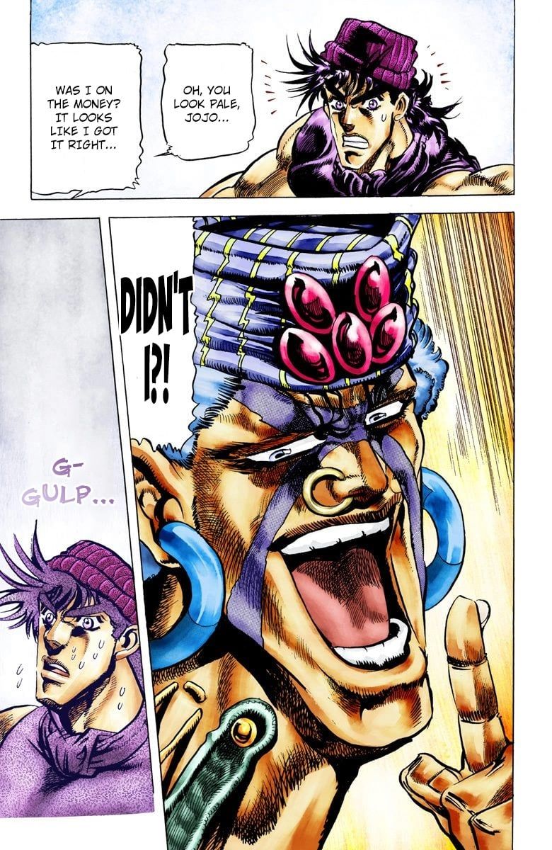 Read JoJo's Bizarre Adventure Part 2 Battle Tendency Official Colored Manga Online
