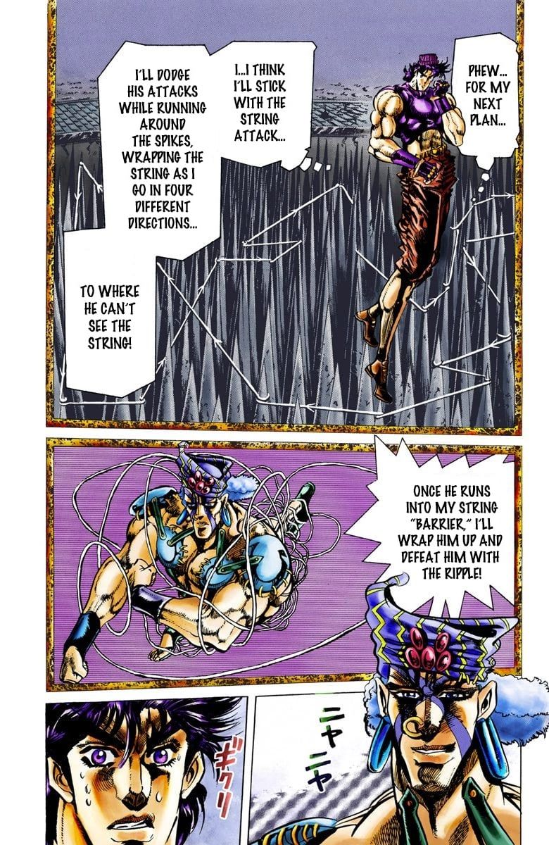 Read JoJo's Bizarre Adventure Part 2 Battle Tendency Official Colored Manga Online