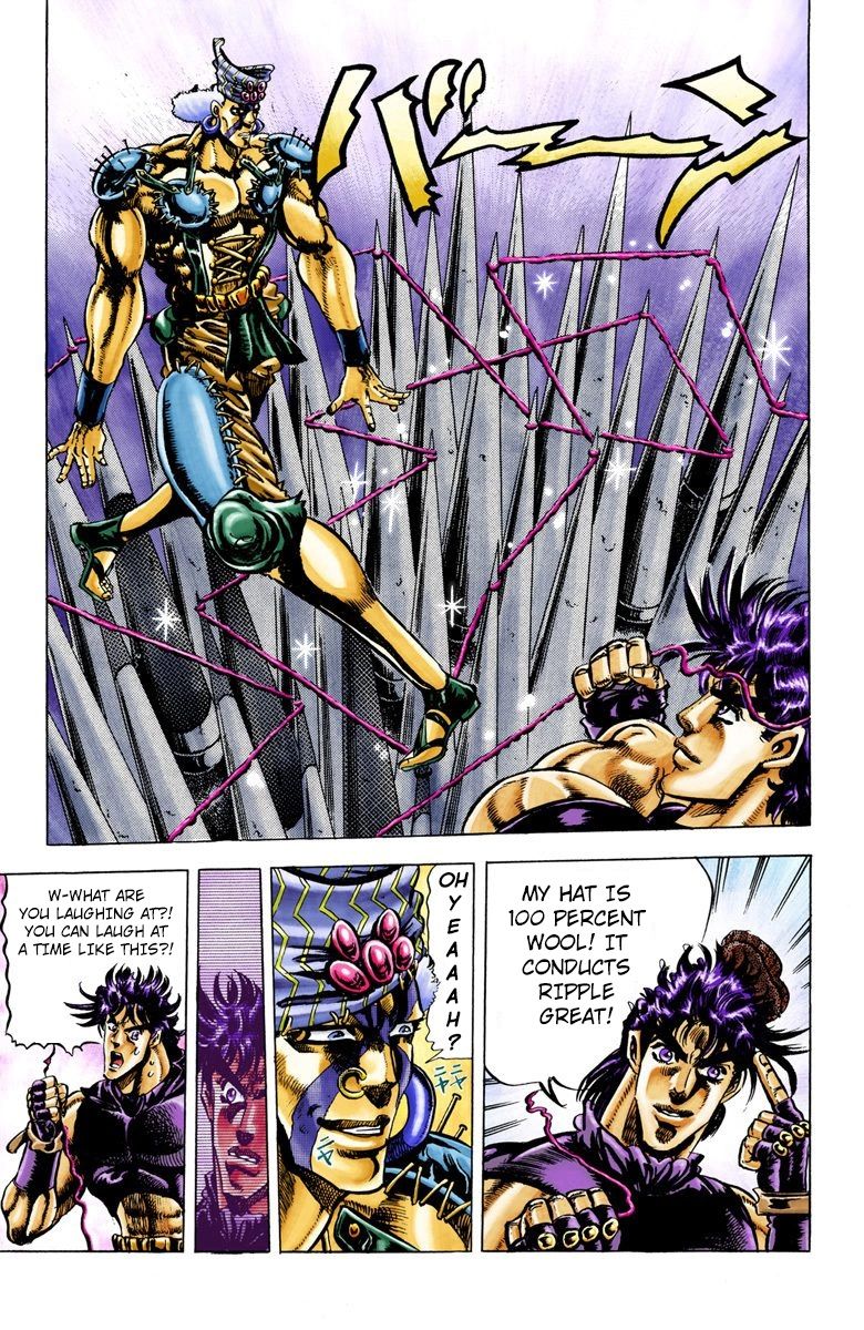 Read JoJo's Bizarre Adventure Part 2 Battle Tendency Official Colored Manga Online