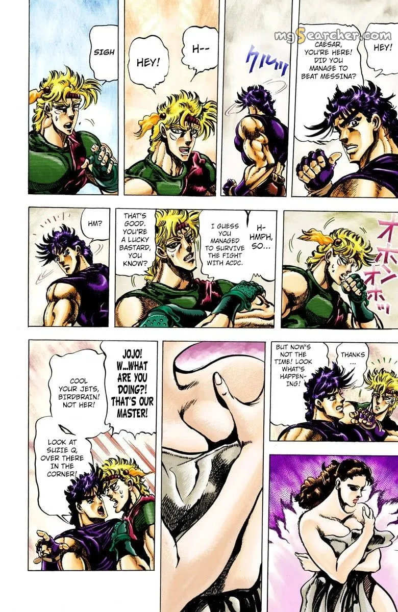 Read JoJo's Bizarre Adventure Part 2 Battle Tendency Official Colored Manga Online