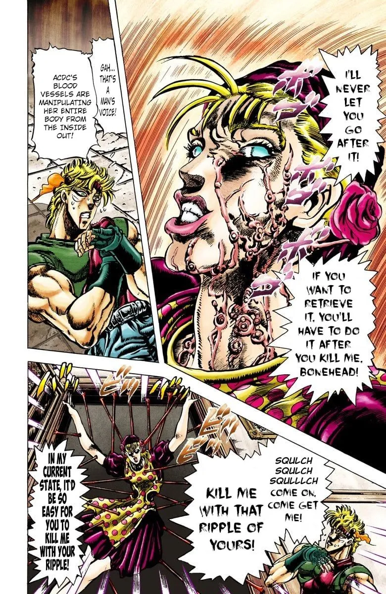 Read JoJo's Bizarre Adventure Part 2 Battle Tendency Official Colored Manga Online