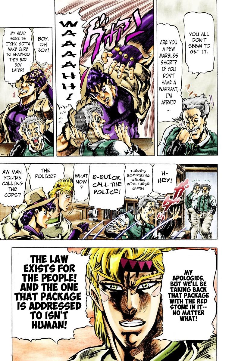 Read JoJo's Bizarre Adventure Part 2 Battle Tendency Official Colored Manga Online