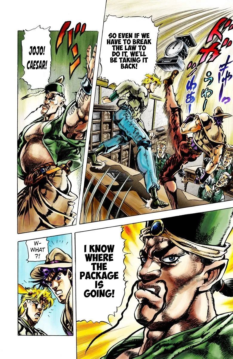 Read JoJo's Bizarre Adventure Part 2 Battle Tendency Official Colored Manga Online