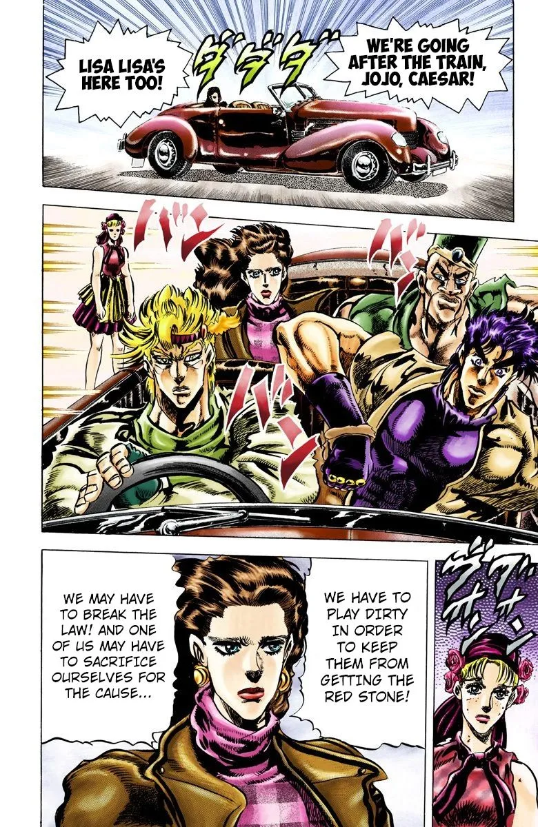 Read JoJo's Bizarre Adventure Part 2 Battle Tendency Official Colored Manga Online