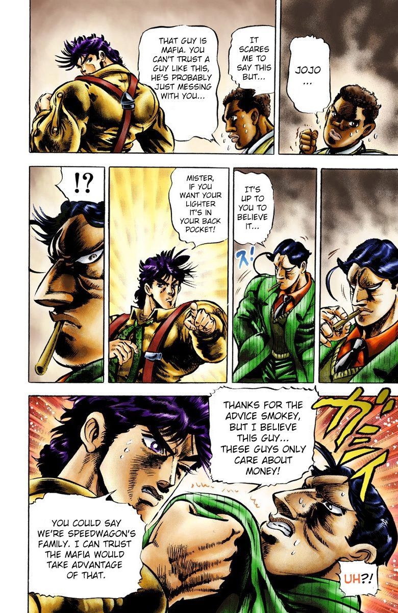 Read JoJo's Bizarre Adventure Part 2 Battle Tendency Official Colored Manga Online