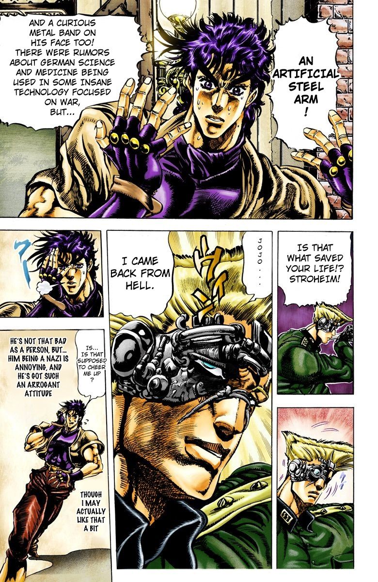 Read JoJo's Bizarre Adventure Part 2 Battle Tendency Official Colored Manga Online