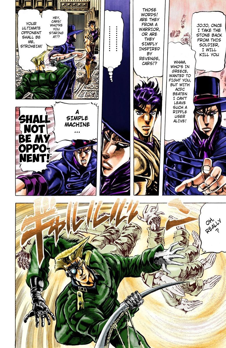 Read JoJo's Bizarre Adventure Part 2 Battle Tendency Official Colored Manga Online