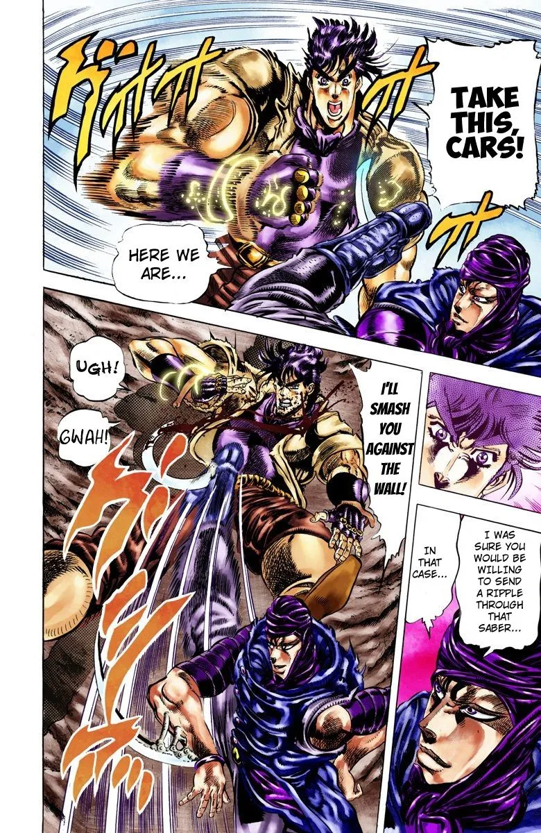 Read JoJo's Bizarre Adventure Part 2 Battle Tendency Official Colored Manga Online