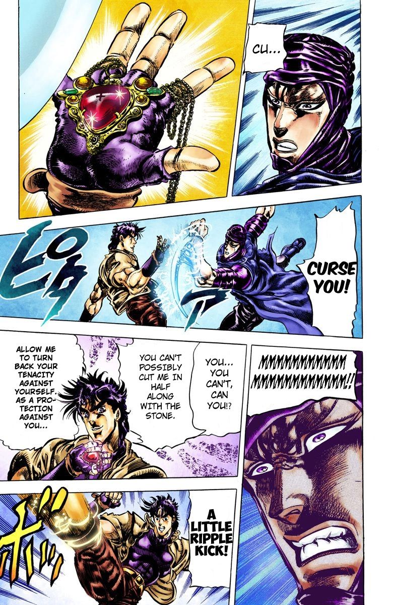 Read JoJo's Bizarre Adventure Part 2 Battle Tendency Official Colored Manga Online