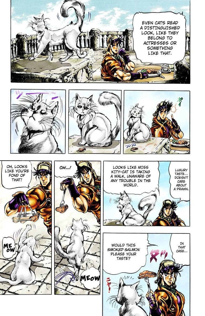 Read JoJo's Bizarre Adventure Part 2 Battle Tendency Official Colored Manga Online