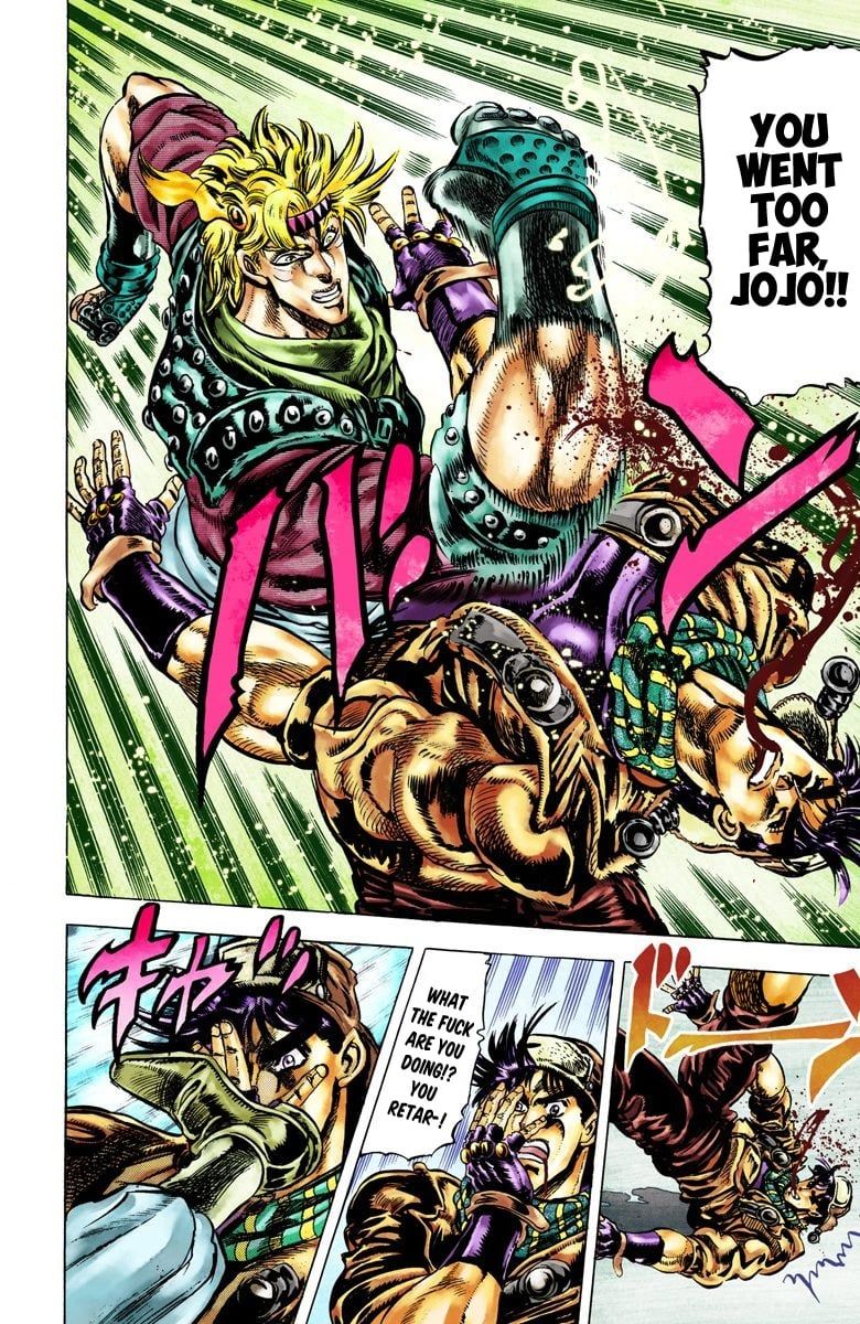 Read JoJo's Bizarre Adventure Part 2 Battle Tendency Official Colored Manga Online