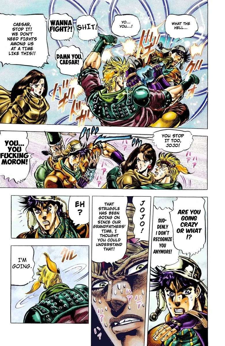 Read JoJo's Bizarre Adventure Part 2 Battle Tendency Official Colored Manga Online