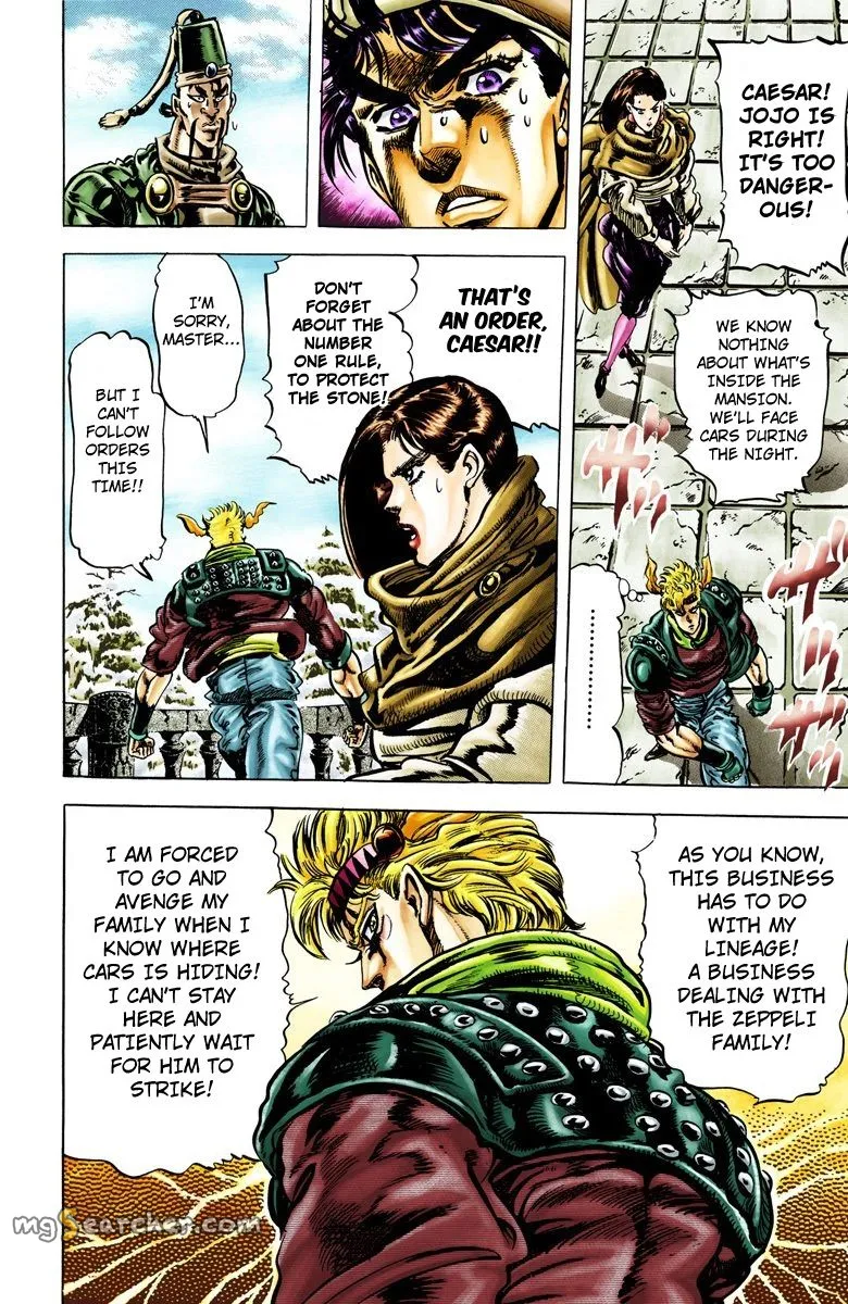 Read JoJo's Bizarre Adventure Part 2 Battle Tendency Official Colored Manga Online