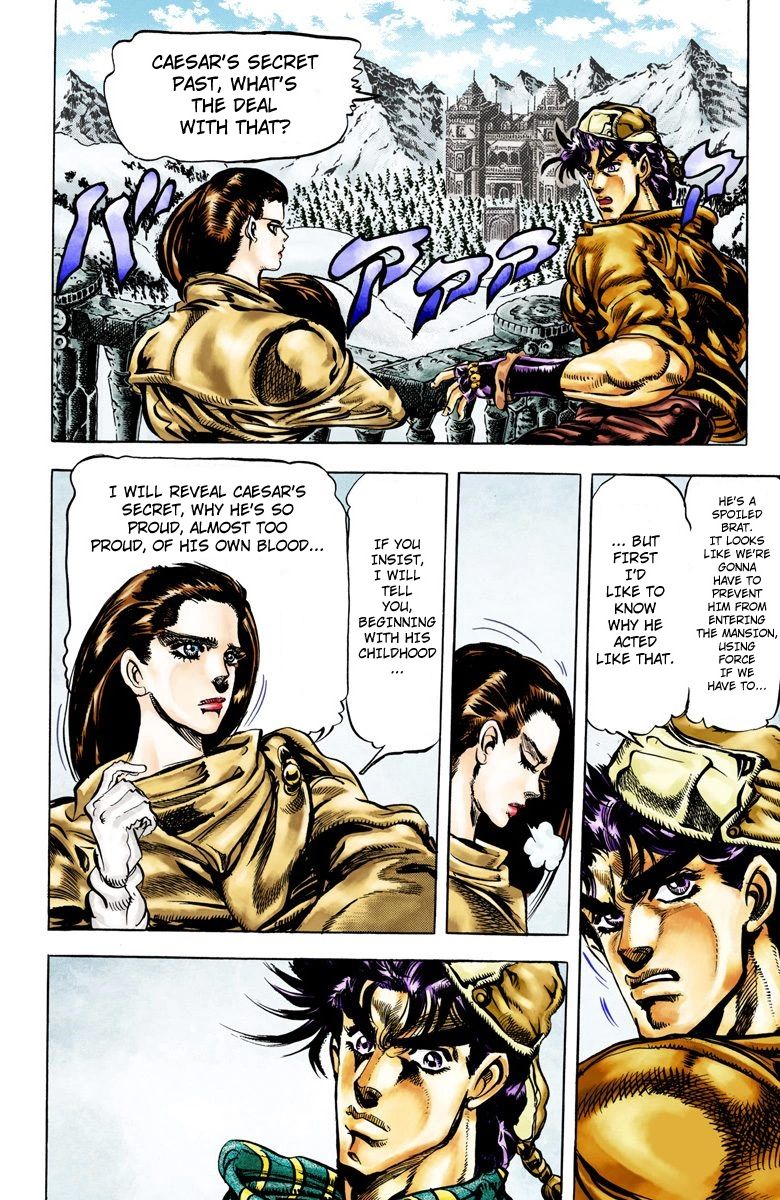 Read JoJo's Bizarre Adventure Part 2 Battle Tendency Official Colored Manga Online
