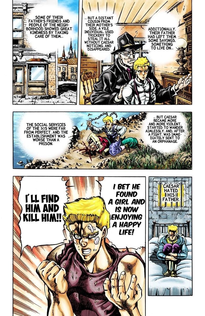 Read JoJo's Bizarre Adventure Part 2 Battle Tendency Official Colored Manga Online