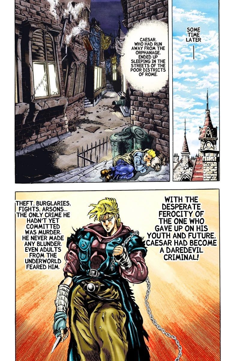 Read JoJo's Bizarre Adventure Part 2 Battle Tendency Official Colored Manga Online
