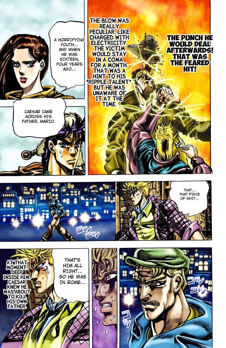 Read JoJo's Bizarre Adventure Part 2 Battle Tendency Official Colored Manga Online