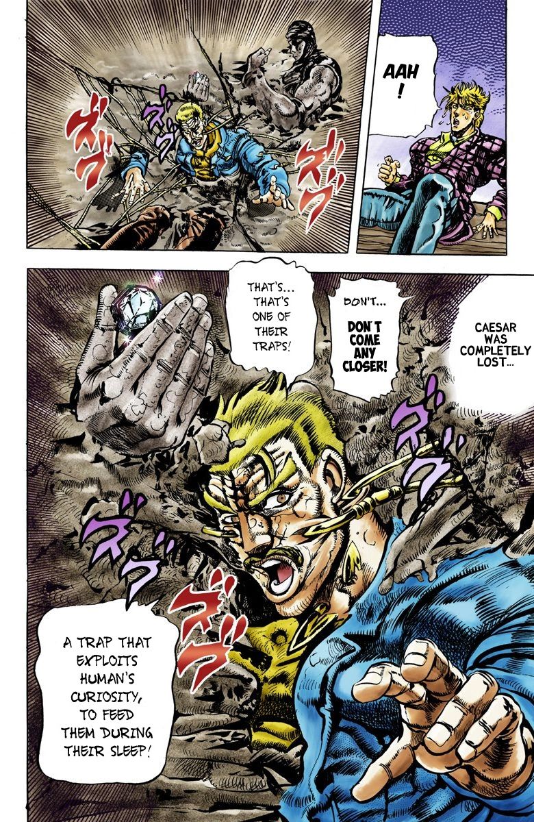 Read JoJo's Bizarre Adventure Part 2 Battle Tendency Official Colored Manga Online