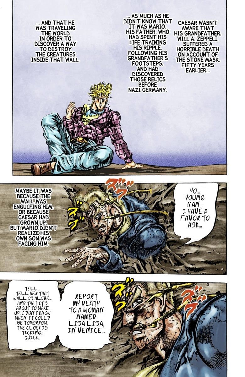 Read JoJo's Bizarre Adventure Part 2 Battle Tendency Official Colored Manga Online
