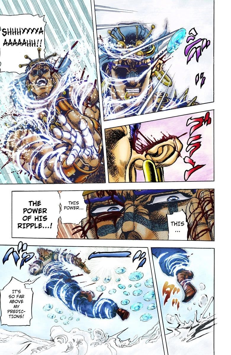 Read JoJo's Bizarre Adventure Part 2 Battle Tendency Official Colored Manga Online