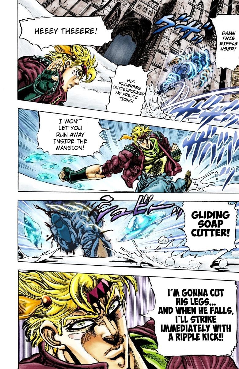 Read JoJo's Bizarre Adventure Part 2 Battle Tendency Official Colored Manga Online