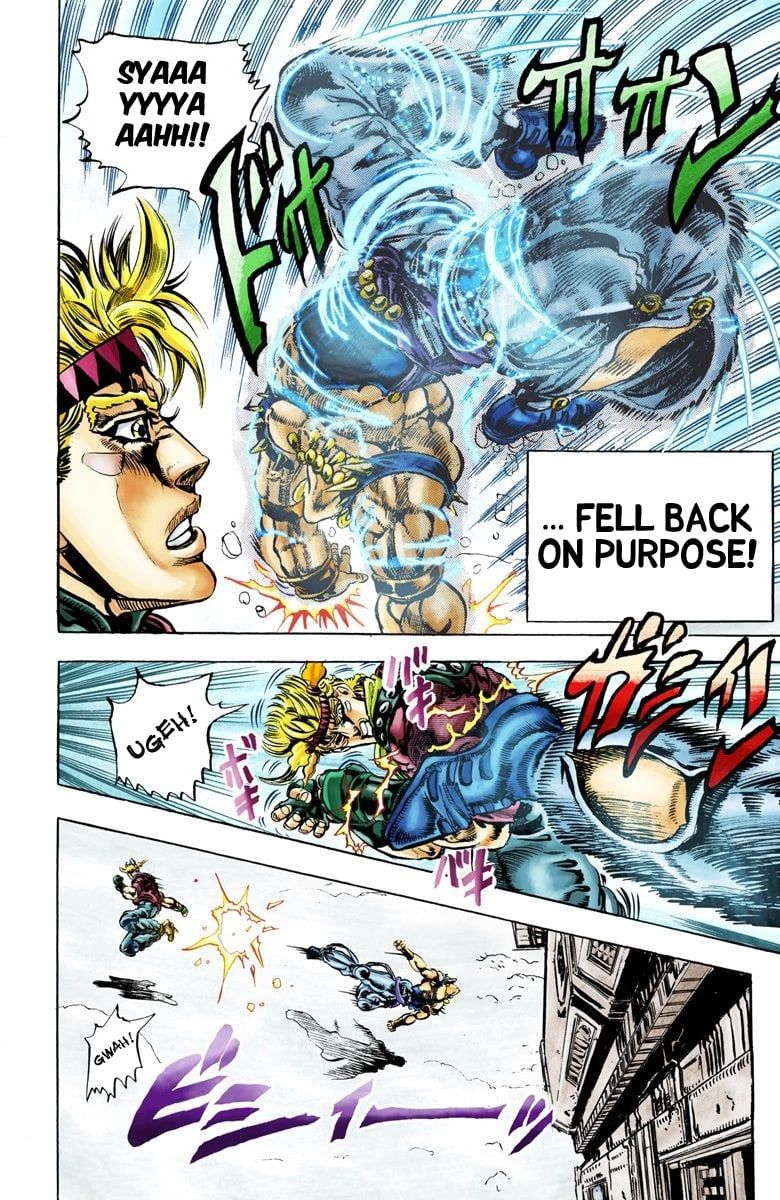 Read JoJo's Bizarre Adventure Part 2 Battle Tendency Official Colored Manga Online