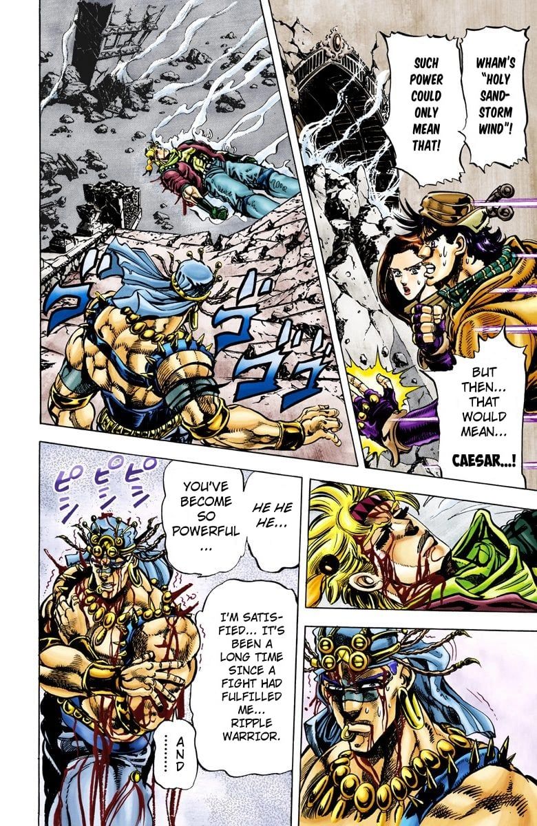Read JoJo's Bizarre Adventure Part 2 Battle Tendency Official Colored Manga Online