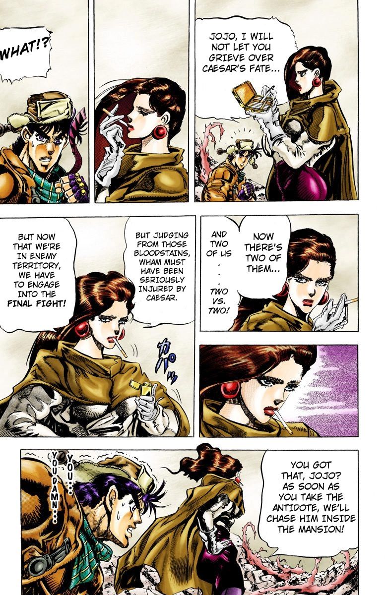 Read JoJo's Bizarre Adventure Part 2 Battle Tendency Official Colored Manga Online