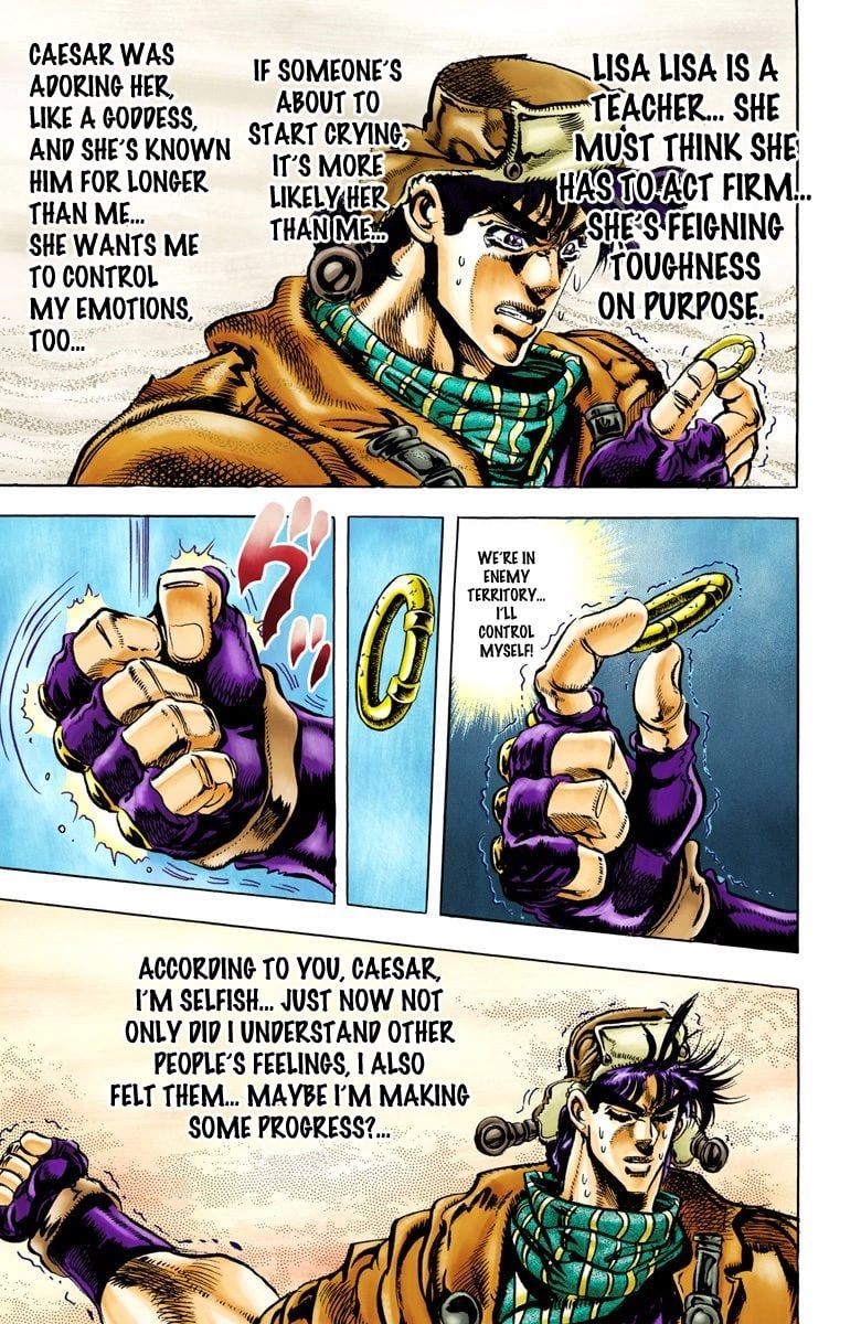 Read JoJo's Bizarre Adventure Part 2 Battle Tendency Official Colored Manga Online