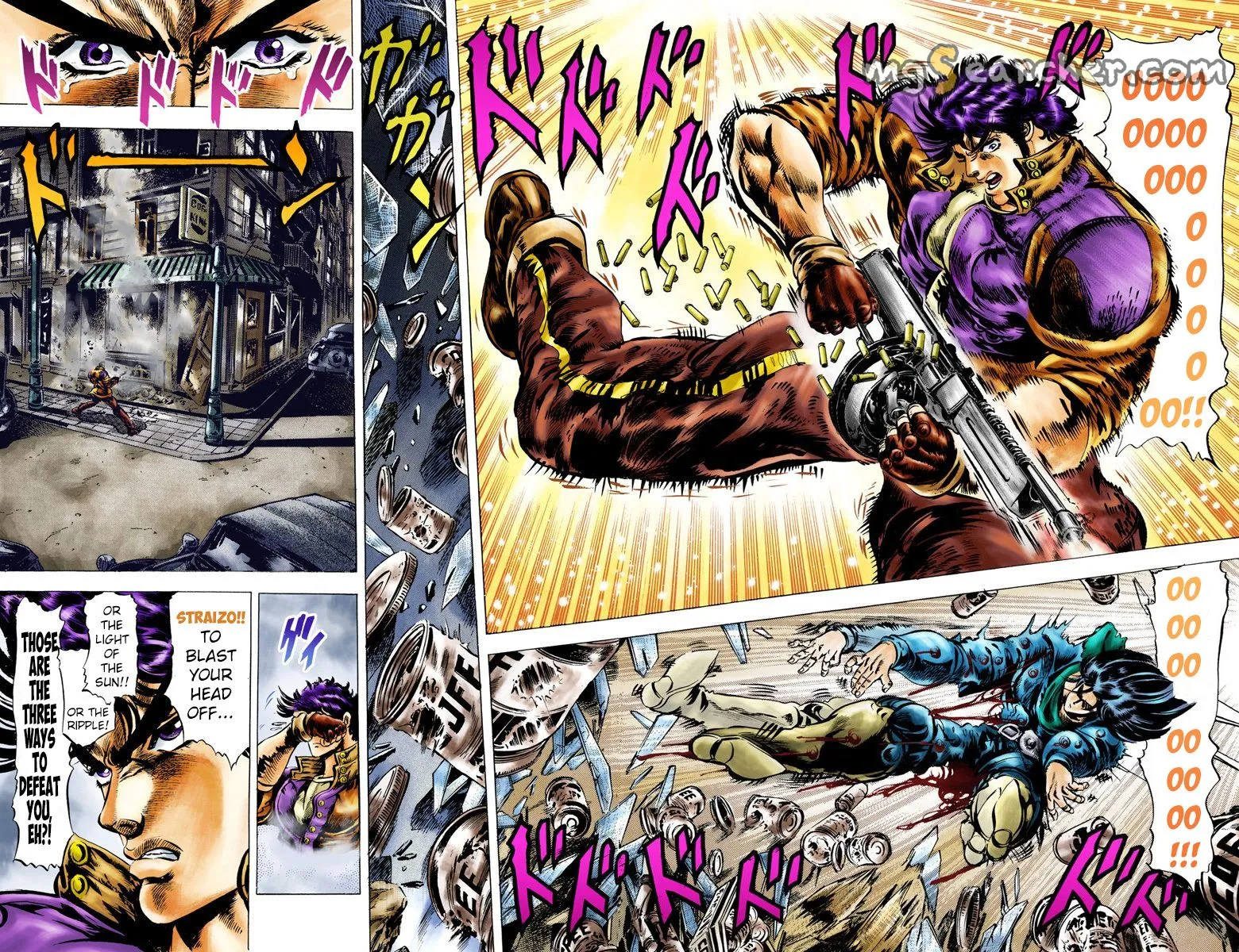 Read JoJo's Bizarre Adventure Part 2 Battle Tendency Official Colored Manga Online