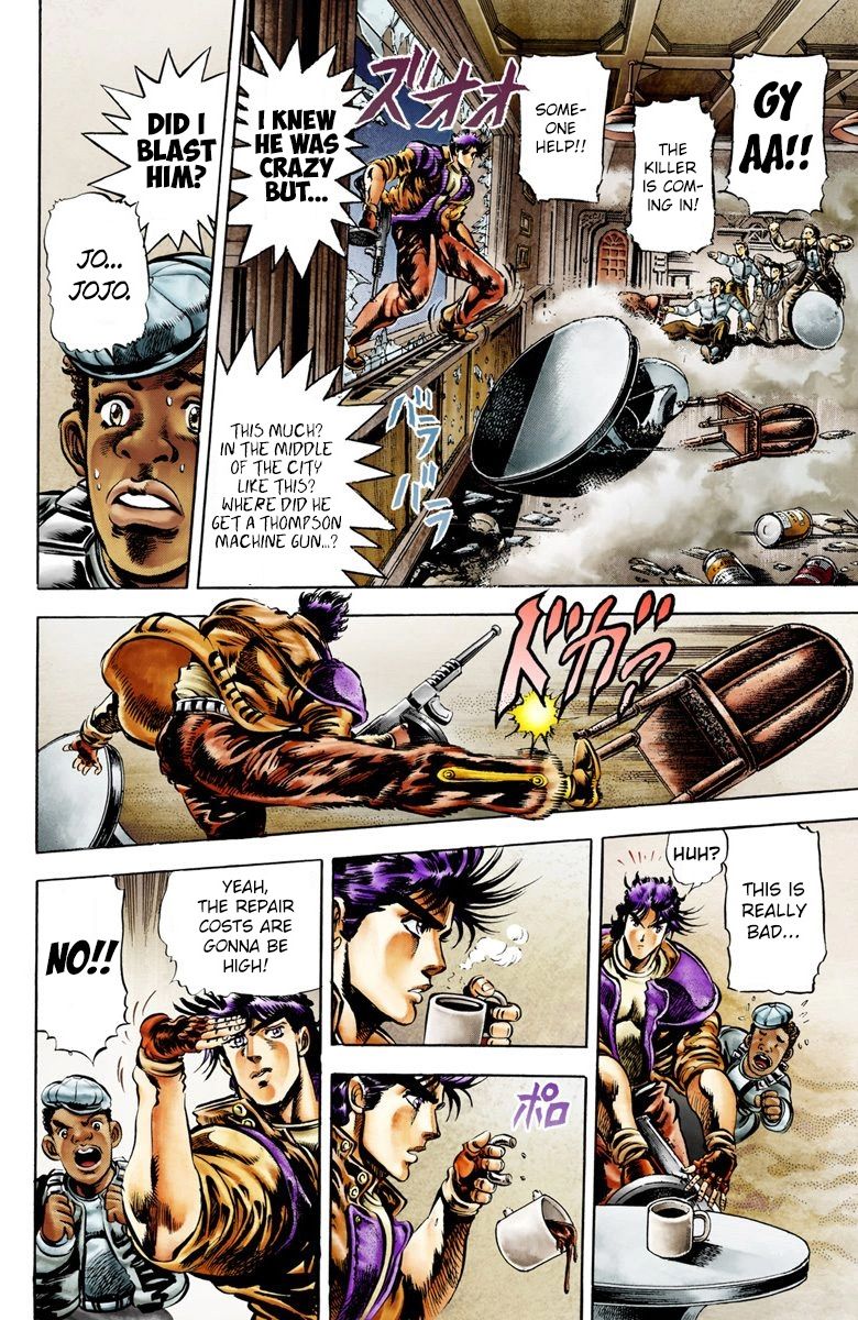 Read JoJo's Bizarre Adventure Part 2 Battle Tendency Official Colored Manga Online