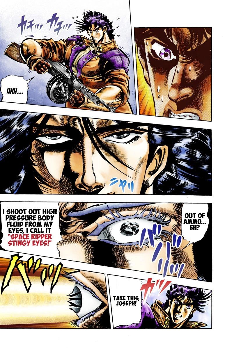Read JoJo's Bizarre Adventure Part 2 Battle Tendency Official Colored Manga Online