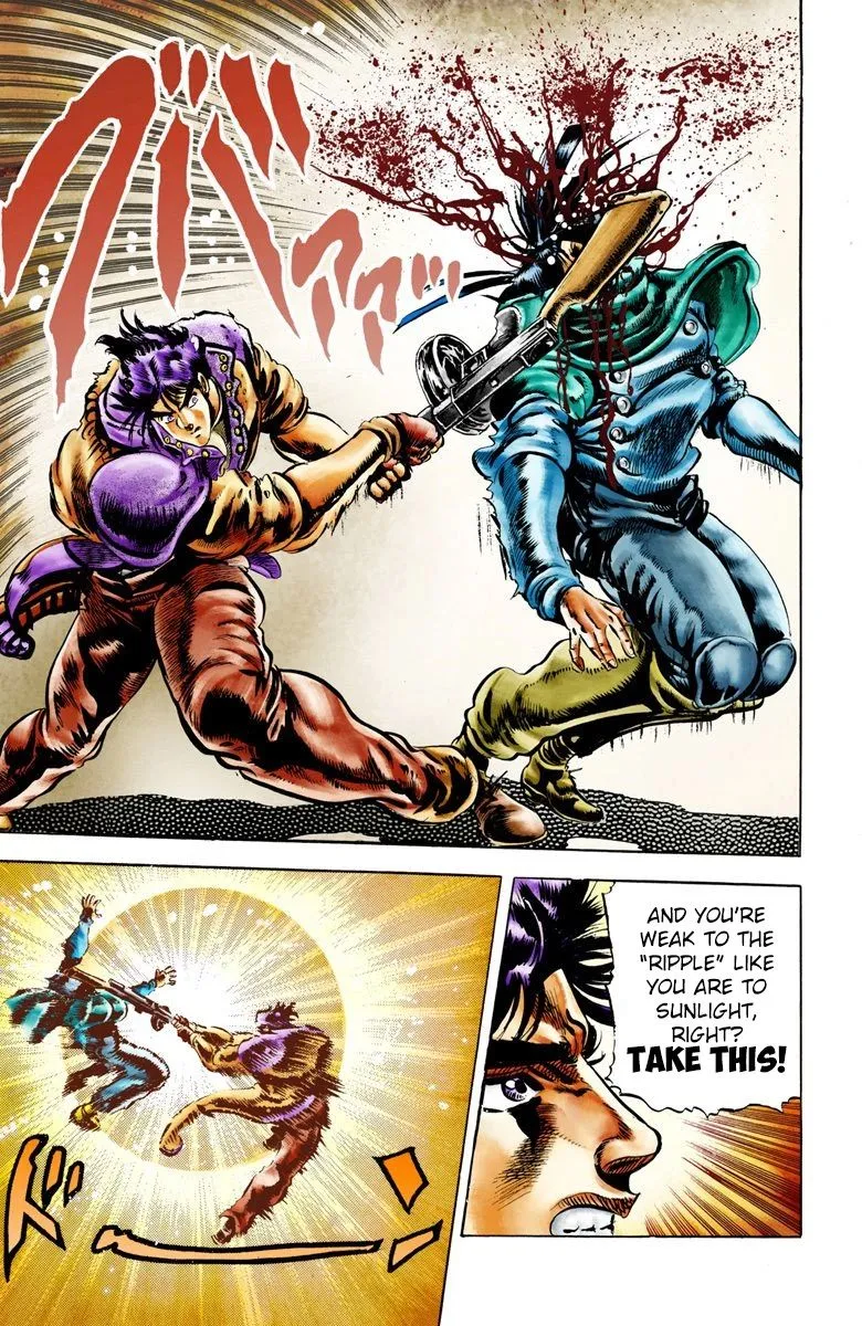 Read JoJo's Bizarre Adventure Part 2 Battle Tendency Official Colored Manga Online