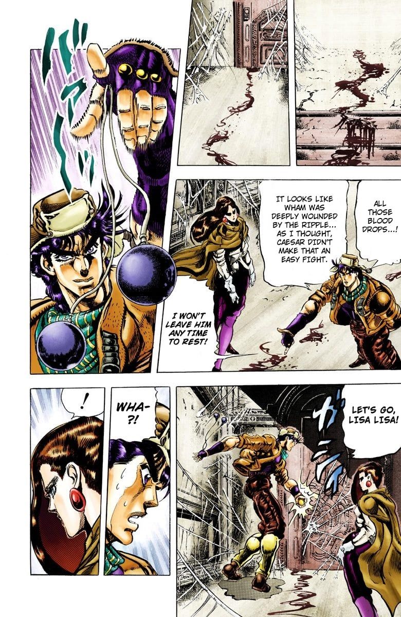 Read JoJo's Bizarre Adventure Part 2 Battle Tendency Official Colored Manga Online