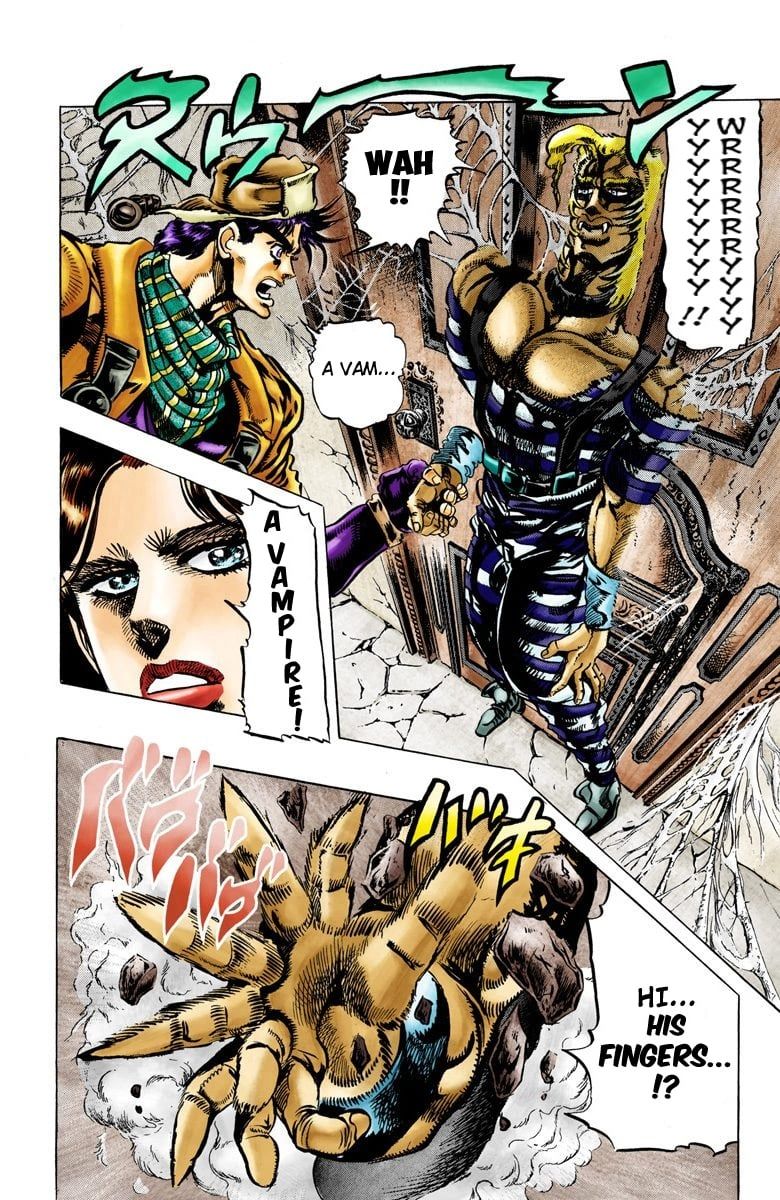 Read JoJo's Bizarre Adventure Part 2 Battle Tendency Official Colored Manga Online