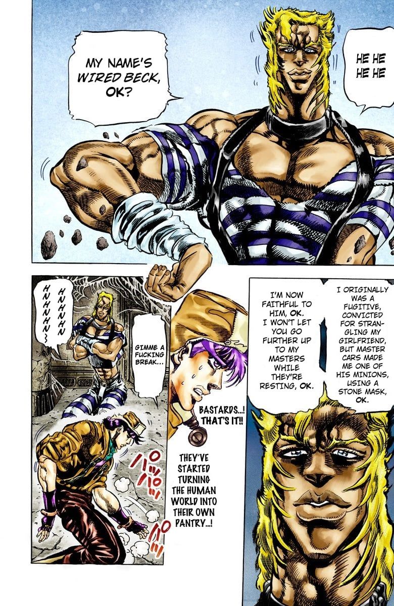 Read JoJo's Bizarre Adventure Part 2 Battle Tendency Official Colored Manga Online