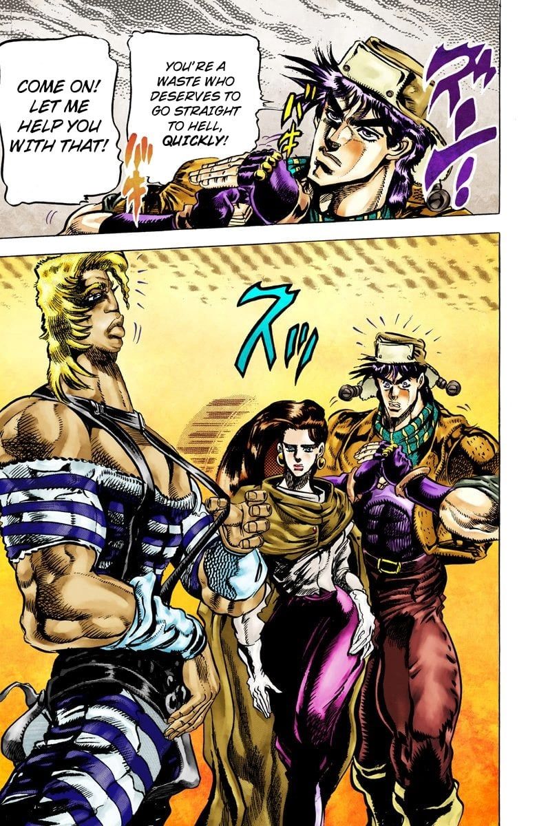Read JoJo's Bizarre Adventure Part 2 Battle Tendency Official Colored Manga Online